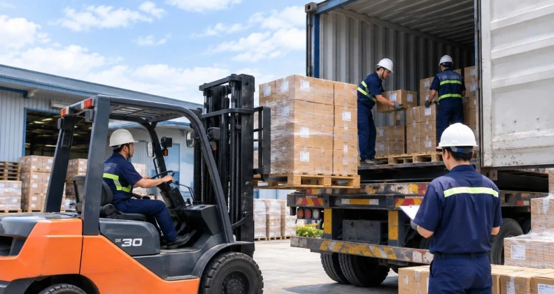 Dịch vụ bốc xếp hàng tại kho | Proslink Logistics